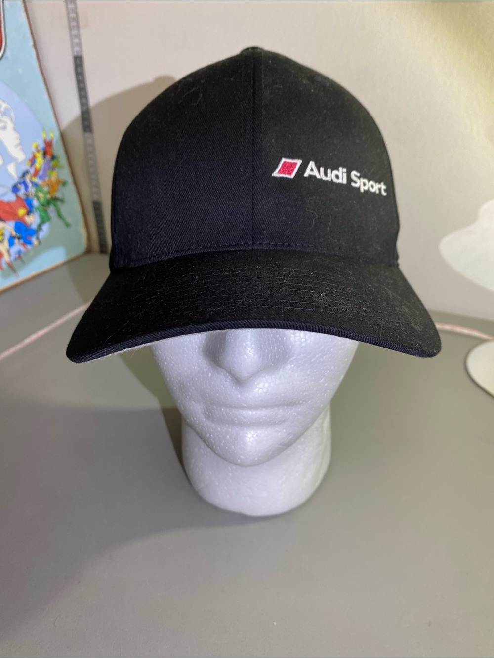 Audi Sport Black Cap with Embroidered Logo hat